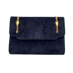 Gucci Vintage Suede Clutch Bag